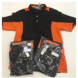 3 New North End Size S Golf Shirts