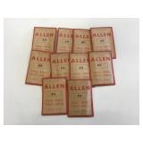 9 Packs of 12 Pcs Allen #29 Drill Bits