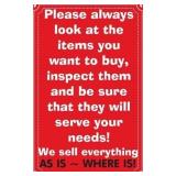 We offer GREAT deals. We do not offer refunds.....