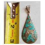 Vintage Handcrafted Sterling Silver Pendant