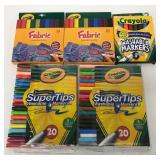 New Crayola Assorted Markers Lot
