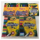 New Crayola Assorted Markers Lot