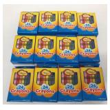 Bulk Lot of 12 Packs of 24 Crayons