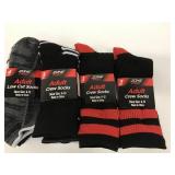 13 New Pairs Adult Crew & Low Cut Socks Size 6-12