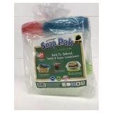 New 24 Pc Snap Pak Lunch & Snack Containers Set