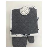 New 100% Cotton 3pc Oven Mitt & 2 Pot Holders