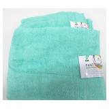 2 New Comfort Bay Fast Dry Bath Towels 30x50"
