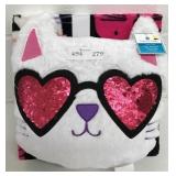 Comfort Bay Super Soft Kids Pillow & Throw Set