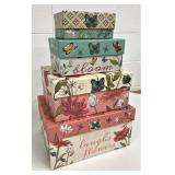 4 New Flip Top Storage/Gift Boxes