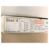 Ikea Skot 4 Oak Effect 4 Drawer Dresser