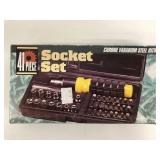 New 41 Pc Socket Set