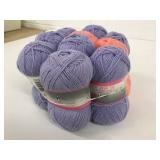 10 Balls Eaton 3 Ply Baby Yarn 50g/ea
