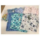 7 Assorted Ladies Night Gowns, Pants & Shirts