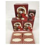 New Avon Plush Puppies & Holiday Floating Candles