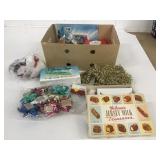 Lot of Mostly Vintage Christmas Decorations