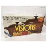 New Corning Visions 8 Pc Cookware Set