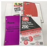 Ruled Sheets & Notebook
