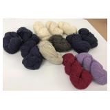 12 Balls Yarn *VERY Likely Wool But.....