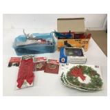 Lot of Vintage Christmas Decorations