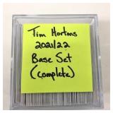 Tim Hortons 2021/22 Base Hockey Card Set