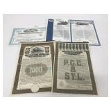 Lot of Vintage Stock/Bonds