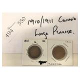1910/11 Canadian Large Pennies