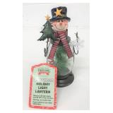 Snowman Holiday Light Lantern