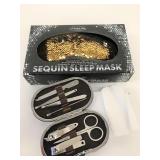 Manicure Set & Sleep Mask