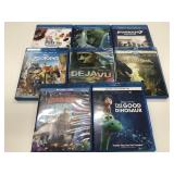 8 Assorted Blu-Ray Movies - New & Opened