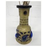 Blue Glass 11" Vase