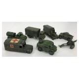 7 Dinky Military Toys