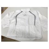 New North End Size XL White Windbreaker Jacket