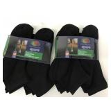 12 New Pairs FOTL Sport Ankle Socks Size 4-10