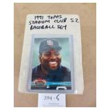 1991 Topps Stadium Club Baseball Set
