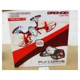 Dronoid Cyber Red Transforming Drone