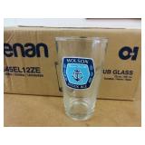 Case of 12 Molson Stock Ale 20 OZ Pub Glasses