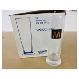 Case of 12 Molson 20 OZ Pub Glasses