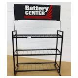 3 Tier Metal Shelf 34" x 32" x 10"