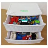 2-Drawer Organizer Filled with Mixed As Is Items