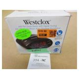 Westclox AM/FM Clock Radio With Digital Tuning