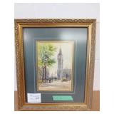 A. Lowther Watercolor 1905 - 15x18"