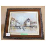 Oil On Canvas Painting 21.5 x 25.5"