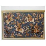 Louvieres Tapisserie Framed 42x63" **Info on Back