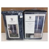 2 Wamsutta Cotton Rod Pocket Panel Sheers