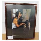 Johnny Depp Framed Print Signed By Artist 21x17