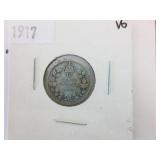 1917 Canada 10 Cent Sterling Silver