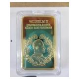 24k Gold Plated 1oz Bar