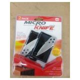2 Pack Micro Knife - Folds Flat