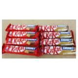 4 Regular & 4 Peanut Butter KitKat Chunky Bars