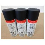 3 283g Cans Contractor Grade Black Spray Paint